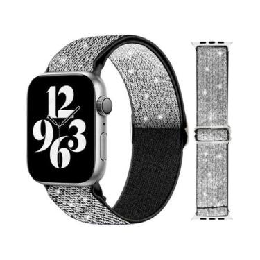 Imagem de Pulseira Ajustável De Nylon Elástico Solo Loop Para Apple Watch 49mm 4