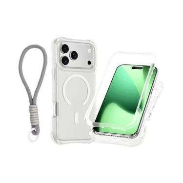 Imagem de Capa Magnética Transparente Para iPhone 17 pro Max 16 15 14 13 12 plus