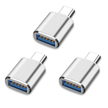 Imagem de Adaptador Usb C para Usb 3.0 Otg Conversor Macho com Sincronização de 