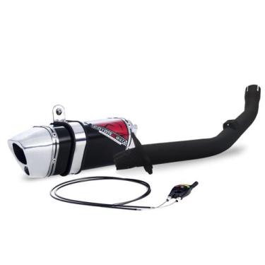 Imagem de Escape / Ponteira Coyote TRS 2 Way + Mais JUNIOR 20cm em Alumínio - Cr
