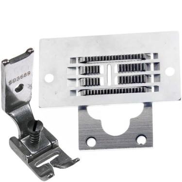 Imagem de Chapa Agulha Dente Calcador Zig Zag 3 Pontinho 457 Costura - EVOLVERE,