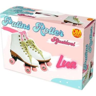 Imagem de Patins Roller Lua 4 Rodas Ajustável 39 ao 42 - Dm Toys