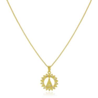 Imagem de Colar Via Nossa Senhora - Banho Ouro 18K - Via Acessorios