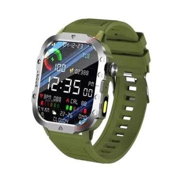 Imagem de Smartwatch Militar Masculino 2025 IP68 À Prova D'água 5ATM GPS Fitness