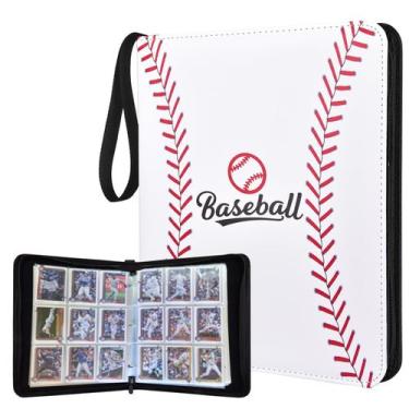 Imagem de Fichário para Cards de Beisebol ULLTOON com 720 Bolsos e Zíper