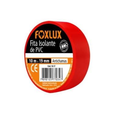 Imagem de Fita Isolante De Pvc Vermelha 10 Metros - Foxlux