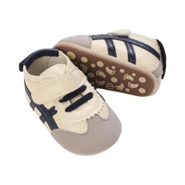 Imagem de Sapatos Para Bebês 0-1 Ano, Primavera E Outono, Com Listras, Solado De