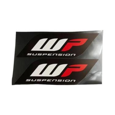 Imagem de Adesivos Para Motocross 2PCS, Decalques De Vinil Duráveis Para Amortec