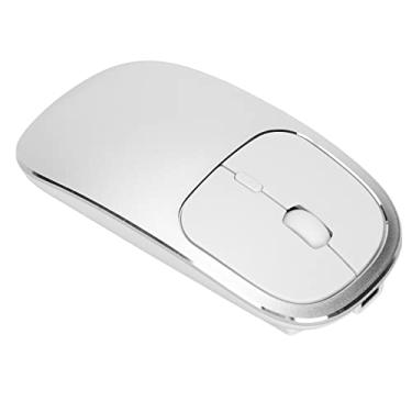 Imagem de Mouse para laptop, mouse sem fio em liga de alumínio portátil Slim for Office for Home for Travel