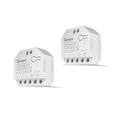 Imagem de Interruptor de Cortina SONOFF DUALR3, Interruptor Inteligente WiFi, com Certificação TUV de Medição de Energia, Apoio Persianas/Obturador de Rolo, Compatível Alexa e Google Assistant