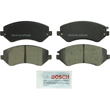 Imagem de BOSCH BC856 QuietCast Conjunto de pastilhas de freio a disco de cerâmica premium - Compatível com Chrysler Town & Country, Voyager; Dodge Caravan, Grand Caravan; Jeep Liberty; FRENTE