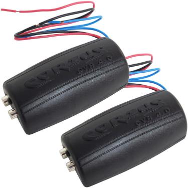 Imagem de Kit 2 Conversor Adaptador Rca para Fio 4 Canais Vias Automotivo Remoto Anti Ruído Corzus CVR 4.0 RMT