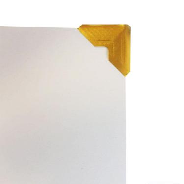 Imagem de Cantoneiras Auto Adesiva Fotos Cor Ouro - 10 Blisters 