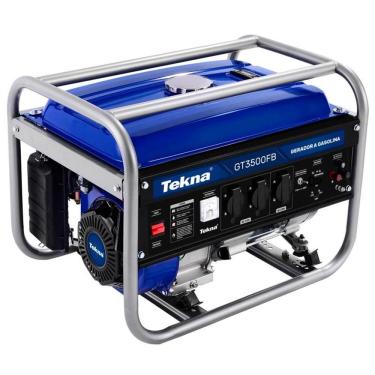 Imagem de Gerador de Energia à Gasolina 6,5HP 3,1KVA 4 Tempos TEKNA