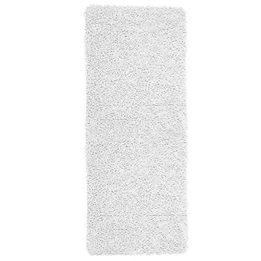 Imagem de Lavish Home Tapete de banho de espuma viscoelástica Shag – corredor de 137 cm por 61 cm com suporte antiderrapante – alto absorvente