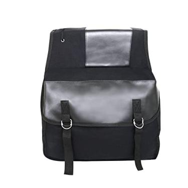 Imagem de JAMBHALA Saco Traseiro Saco de Bicicleta, Bicicleta Assento Traseiro Compras Commuter Longa Viagem de Ciclismo, Equipamento de Bicicleta Com Bolso Grande (preto)