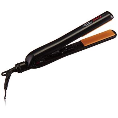 Imagem de CHI Tech Professional Ferro de cerâmica para penteados de 2,5 cm, tensão dupla, 450 g.