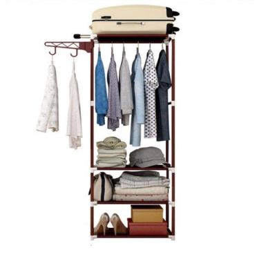 Imagem de Cabideiro Guarda Roupa Arara Organizador Closet Multiuso