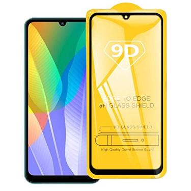 Imagem de HUANGYUNCHAO protetor de tela Para Huawei y6p 9d cola completa filme de vidro temperado em tela cheia Flim de tela