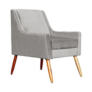 Imagem de Poltrona Decorativa Ariane Linho Cores - DS Estofados