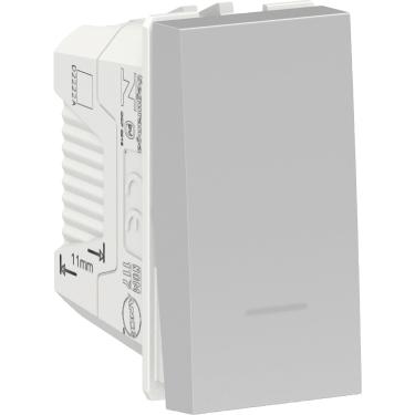Imagem de Módulo Interruptor Simples 10A 250Vca Alumínio Orion Cód. S70110174 – Schneider