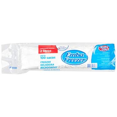 Imagem de Saco Plástico 2L 20x35cm PT 100 UN Embafreezer
