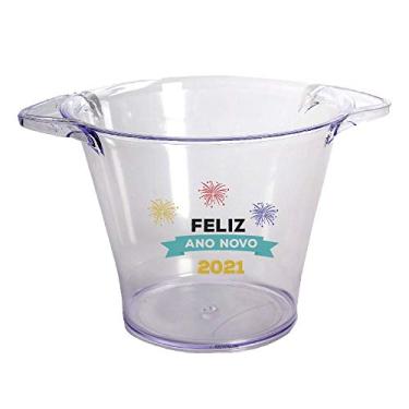 Imagem de Balde de Gelo Personalizado Feliz Ano Novo 2021!