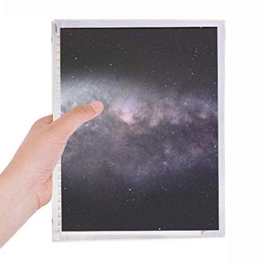 Imagem de Caderno Elíptico Cosmic Nebula Universo Padrão Caderno Folhas Soltas Diário Recarregável