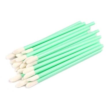 Imagem de Escova de lábios descartável 50 ferramentas de remoção de cílios, batom, brilho labial, rímel, cosméticos, cosméticos, cosméticos, maquiagem, batom, brilho labial, maquiagem, kit de cosméticos, 50 peças, verde
