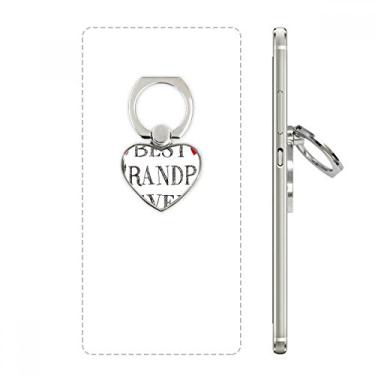 Imagem de Best Grandpa Ever – Anel de coração para telefone com suporte universal