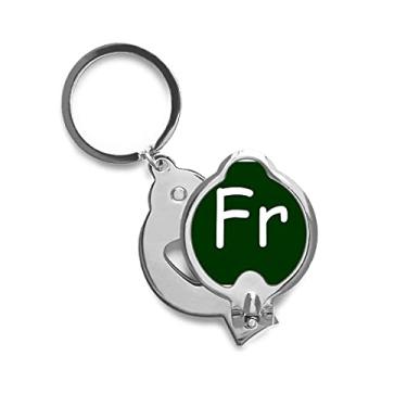 Imagem de Cortador de unha de dedo Simplistic France Symbol FRF Cortador de unha de aço inoxidável