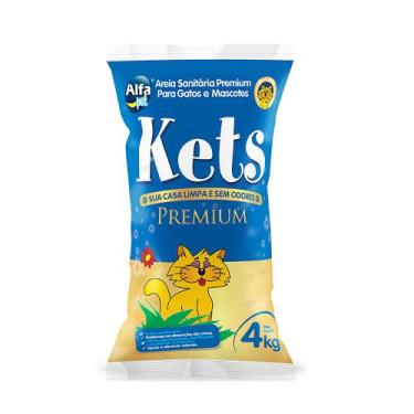 Imagem de Areia Higiênica Kets Premium Gatos 4Kg - Gatissimo