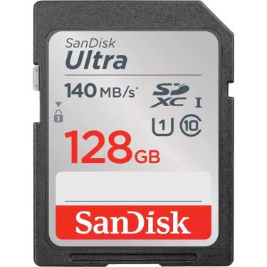 Imagem de Cartão SDXC Sandisk UHS-I Ultra 128GB - 140MB/s