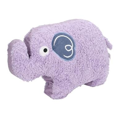 Imagem de Brinquedo de Pelúcia de Elefante Roxo Bonito, Material de Pelúcia Curto Macio, Almofada Traseira Multiuso e Travesseiro, para Todas As Idades