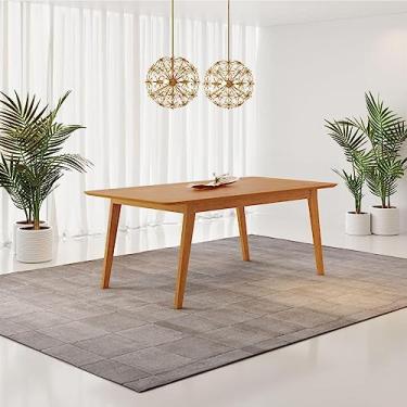 Imagem de Mesa de Jantar Retangular 6 Lugares Elegance Cinamomo