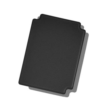 Imagem de Vaveren Separador de cartão de couro do plutônio dos divisores da página do cartão dos divisores do cartão de negociação para o cartão de jogos do escritório, Preto Cinza