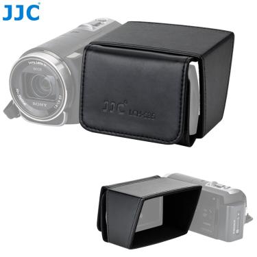 Imagem de Jjc 3.5 camcorder hood camcorder tela lcd capa sol 90x60mm pára-sol visor lcd para sony canon