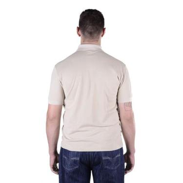 Imagem de Camisa Uniforme Gola Polo De Piquet - Areia - Blink Jeans