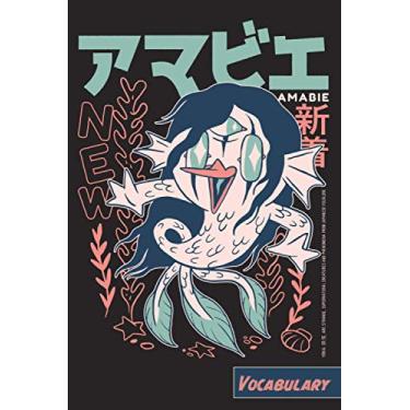 Imagem de Chibi Amabie Vocabulary Book: Japan Ghost Manga / Anime Style Vokabel Notizbuch Vocabularybook Aesthetic lined two columns 6x9
