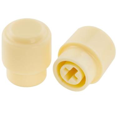 Imagem de Musiclily Ultra Universal Knob Ponteira Estilo TL Chave Seletora Plástico para Guitarra tipo Fender Squier Tele, Creme(2 Peças)