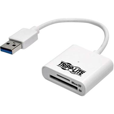 Imagem de Tripp Lite Leitor de mídia USB 3.0 SuperSpeed SD/Micro SD com cabo embutido de 6 polegadas (U352-06N-SD)