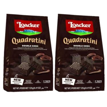 Imagem de Kit 2 Mini Biscoito Wafer Quadrantine Double Chocolate Loack