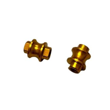 Imagem de August Engineering Espaçador de cilindro de substituição de alumínio (par) para faca Benchmade Bugout 535 e Mini Bugout 533 não incluída (dourada)