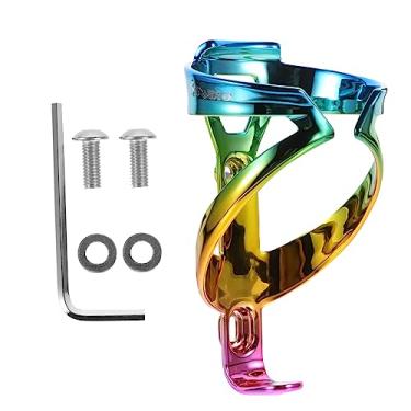 Imagem de Gaiola de garrafa colorida óleo peças de bicicleta lisa suporte de suporte de garrafa de água para bicicleta garrafa de água suporte de gaiola de garrafa de água fibra de vidro nylon