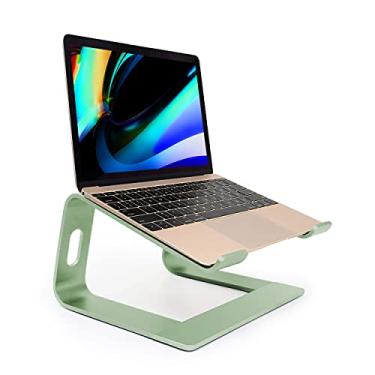Imagem de Laptop Stand,Ergonomic Aluminum Laptop Mount Computer Stand,Detachable Laptop Riser,Notebook Holder Stand Compatible with MacBook Pro/Air HP Lenovo Samsung,Dell,All 10-17.3" Laptops (Apple Green)