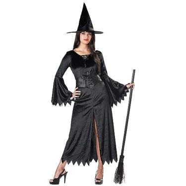Imagem de Fantasia clássica de bruxa má adulto média