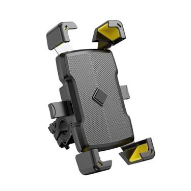 Imagem de OTCPP Suporte de telefone de bicicleta, suporte de telefone de motocicleta para guidão de motocicleta, clipe de telefone de scooter para iPhone 14 Plus/Pro Max, Huawei e mais telefones de 4,5 a 7