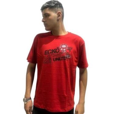Imagem de Camiseta Ecko Pocker J221A Vermelho-Masculino