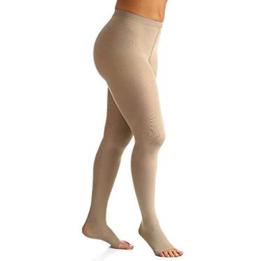 Imagem de Meia Calça 20-30 mm Média Compressão sem Ponteira Comfort Normal, Natural, XG, Sigvaris
