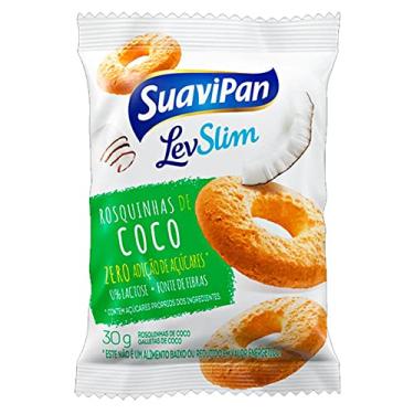Imagem de Biscoito Rosquinha Sem Açúcar Sabor Coco Suavipan 30G